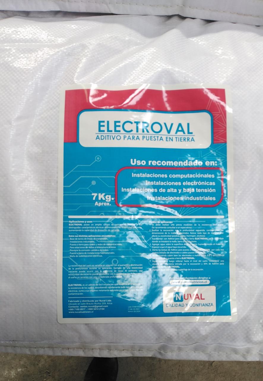 Electroval 25Kg (Aditivo puesta a tierra)